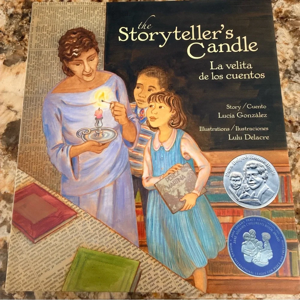 The Storyteller’s Candle La Velita de los Cuentos Bilingual Children’s Picture